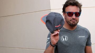 Fernando Alonso, piloto de McLaren, en Bahr&eacute;in.