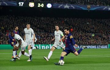 3-0. Messi marcó el tercer gol.