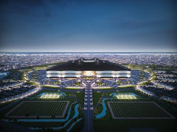 Al-Bayt stadium rendering.