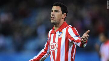 Maxi Rodríguez, en su etapa en el Atlético de Madrid.