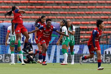 Partido de Liga Femenina entre Atlético Nacional y DIM-Formas Íntimas.