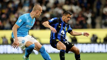 Soccer Football - Supercoppa Italiana - Final - Napoli v Inter Milan - Al Awwal Stadium, Riyadh, Saudi Arabia - January 22, 2024 Inter Milan's Alexis Sanchez in action REUTERS/Ahmed Yosri