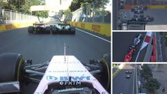 Vettel golpe&oacute; deliberadamente a Hamilton por frenar en seco en Azerbaiy&aacute;n. 