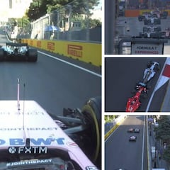 Vettel golpeó deliberadamente a Hamilton y fue sancionado