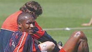 <b>DE VUELTA. </b>Morales regresa a Pamplona tras la Copa América.