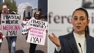 La asociación Nariz Roja acusa a la Presidenta de México de “mentirosa” tras minimizar la marcha contra el desabasto de medicamentos.