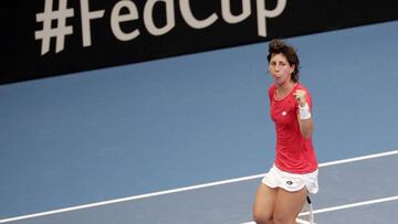 Carla Su芍rez supera el muro de Van Uytvanck y empata la serie