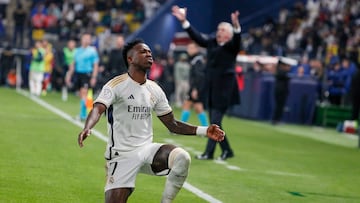 Vinicius, con el Real Madrid.