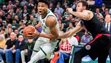 Otra victoria de los Bucks... pero otros susto de Antetokounmpo