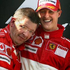 Schumacher: "Encouraging signs" from F1 legend, says Brawn