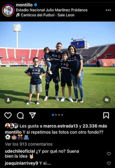 Montillo revoluciona las redes con un mensaje y la U le responde: “Suena bien la idea”