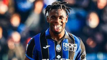 Duv&aacute;n Zapata, delantero colombiano de Atalanta, dialog&oacute; con los medios oficiales del club tras ganar el premio a mejor jugador de noviembre.