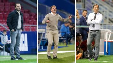 Los diez cambios de entrenadores en Segunda