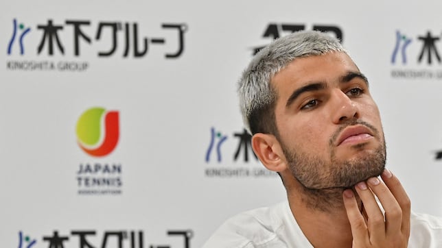 Un Alcaraz como “nunca” debuta en Tokio ante Báez