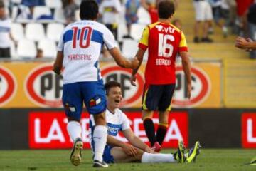 Hace dos partidos que la UC no gana a Uni&oacute;n Espa&ntilde;ola por Torneos Nacionales: En el Apertura 2014-2015 perdi&oacute; 1-0 en Santa Laura y en el Clausura de esa misma temporada empat&oacute; sin goles en San Carlos. &Uacute;ltimo triunfo cruzado fue el 11-01-2014, por 1-0 en casa con gol de Alvaro Ramos.