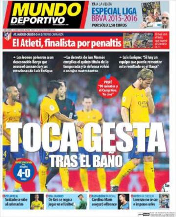 Portadas de la prensa deportiva