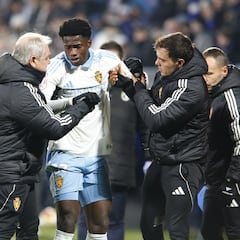 Saidu también es baja contra el Cádiz y seria duda frente al Burgos