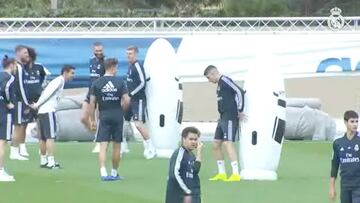 El Real Madrid realiza el último entrenamiento antes del Clásico