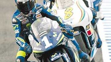 <b>HOMBRE A SEGUIR. </b>Pedrosa marca la pauta al resto en 250cc.