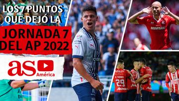 Los 7 puntos que dejó la Jornada 7: Chivas y Querétaro siguen sin ganar