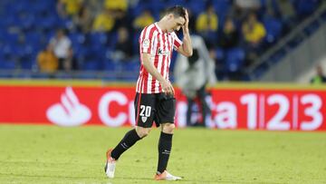 Partido Las Palmas vs Athletic. Tarjeta Roja expulsión Aduriz.