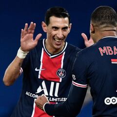 Di María no tranquiliza a la afición del PSG con Mbappé