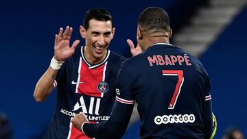 Di María no tranquiliza a la afición del PSG con Mbappé