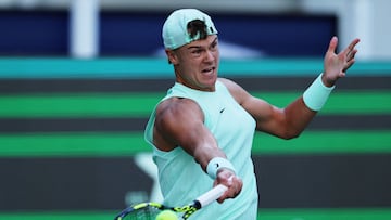 FILE PHOTO: Tennis - ATP Masters 1000 - Shanghai Masters - Qizhong Forest Sports City Arena, Shanghai, China - October 9, 2025 Denmark's Holger Rune in action during his quarter final match against Monaco's Valentin Vacherot REUTERS/Go Nakamura/File Photo