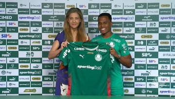 Leila Pereira habla de Jhon Arias, su nuevo jugador en Palmeiras.