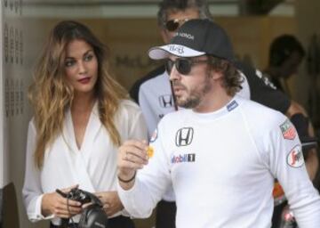 Fernando Alonso y Lara Álvarez. 