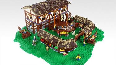 Edificios de Age of Empires II recreados en LEGO