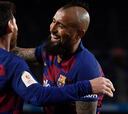 La posición de emergencia que ocuparía Vidal en el Barça