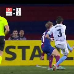 El golazo para la historia del ‘madridista’ Miguel Gutiérrez al Barça: ¡pero qué recurso!