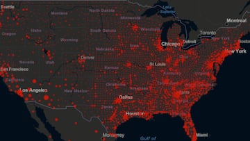 Estados Unidos report&oacute; de nueva cuenta casi 50,000 nuevos casos positivos por coronavirus, con lo que la naci&oacute;n norteamericana super&oacute; los 5 millones y medio de contagios.