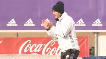 El Madrid se entrena tras el tropiezo copero ante el Celta