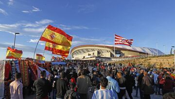 El Wanda Metropolitano con motivo del partido España-Argentina.