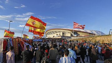 El Wanda Metropolitano con motivo del partido Espa&ntilde;a-Argentina.