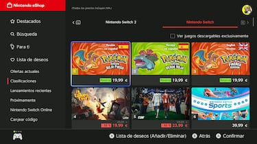 Para sorpresa de nadie, Pokémon Rojo Fuego y Verde Hoja ya son lo más vendido de la eShop de Nintendo Switch