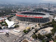 Así lucen la imagen del Mundial las imponentes pantallas externas del estadio Ciudad de México