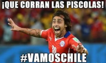 Los mejores memes del triunfo de Chile