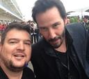 Keanu Reeves es “de Rossi” y ve a Márquez "como una estrella”