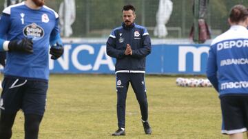 Entrenamiento Deportivo de La Coru&ntilde;a. Rub&eacute;n de la Barrera