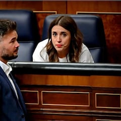 Rufián recuerda las críticas a Irene Montero tras el veto en Sumar: “Lo diría mil veces más”