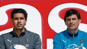 Mendilibar y Javier Baraja