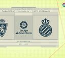Resumen del Espanyol vs. Zaragoza de la Liga Smartbank