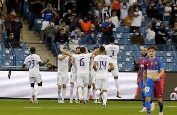Vincius abrió el marcador y marcó el 0-1.