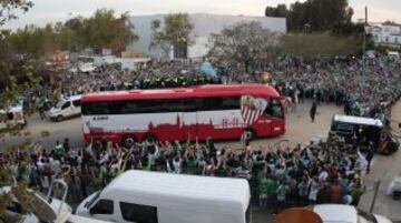 Las imágenes del derbi sevillano