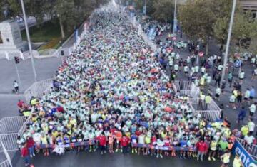 La colorida jornada del Maratón de Santiago, en imágenes