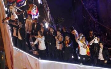 Las celebraciones del campeón