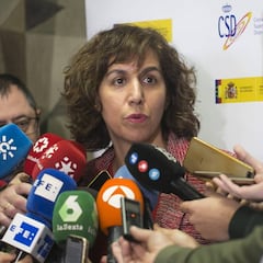 Irene Lozano: "La instrucción es clara, los partidos se jugarán a puerta cerrada"